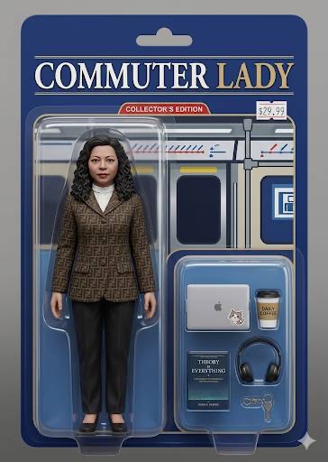 Commuter Lady 玩偶